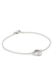 Daniel Wellington Bransoletka Elan DW00400163 Srebrny. Szare bransoletki damskie Daniel Wellington, metalowe. Za 189.99 zł.