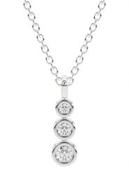 Diamant Vendôme Złoty naszyjnik z diamentami - dł. 40 cm rozmiar: onesize. Szare naszyjniki damskie Diamant Vendöme, z diamentem, srebrne. Za 652.99 zł.