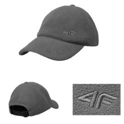 Czapka z daszkiem 4F. Szare czapki z daszkiem damskie 4F, bez wzorów. Za 83.99 zł.