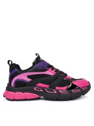 Guess Sneakersy FLFBVL ELE12 Czarny. Czarne obuwie sportowe damskie Guess, z materiału, bez zapięcia. Za 509.99 zł.