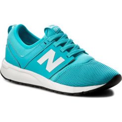 Sneakersy NEW BALANCE - KL247CPG Niebieski. Niebieskie trampki chłopięce New Balance, z materiału, na sznurówki. W wyprzedaży za 179.00 zł.