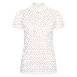 Damska koszulka do jazdy konnej Imperial Riding Roxy AOP. Białe koszulki damskie IMPERIAL RIDING, bez wzorów, bez kołnierzyka, bez ramiączek. Za 191.00 zł.