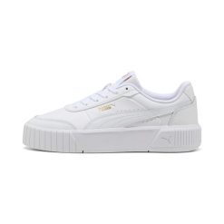 Sneakersy damskie Puma Carina Mia. Białe obuwie sportowe damskie Puma, bez zapięcia. Za 360.68 zł.