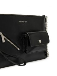 MICHAEL Michael Kors Torebka Jet Set 32S6SJ6F6L Czarny. Czarne torebki wieczorowe damskie MICHAEL Michael Kors, bez wzorów, ze skóry, bez dodatków. Za 739.99 zł.