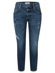 Timezone Dżinsy "Florence" - Slim fit - w kolorze granatowym rozmiar: W27. Niebieskie jeansy damskie Timezone. Za 127.35 zł.