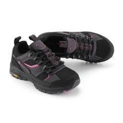 Buty niskie trekkingowe Alpine Pro Nogere Vibram. Czarne obuwie trekkingowe damskie Alpine Pro, z materiału, bez zapięcia. Za 569.00 zł.