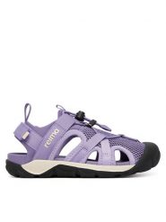 Reima Sandały Tilani 5400177A Fioletowy. Fioletowe sandały dziewczęce Reima, z materiału, bez obcasa, bez zapięcia. Za 319.99 zł.