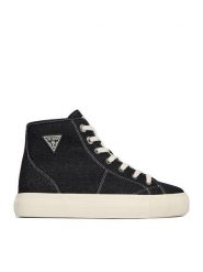 Guess Jeans Tenisówki CWBEO-GJ202505163 Czarny. Czarne obuwie sportowe damskie Guess Jeans, z aplikacjami, z jeansu, bez zapięcia. Za 219.99 zł.