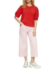 S.OLIVER RED LABEL Bluza w kolorze czerwonym rozmiar: 36. Czerwone bluzy damskie s.Oliver RED LABEL, s, bez wzorów, bez kaptura. Za 91.34 zł.