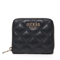 Portfel Guess. Czarne portfele damskie Guess, z aplikacjami. Za 119.99 zł.