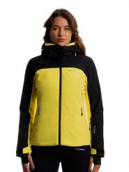 Fischer Kurtka narciarska w kolorze żółto-czarnym rozmiar: XL. Czarne kurtki sportowe damskie FISCHER, xl, bez wzorów, bez kaptura. Za 654.23 zł.