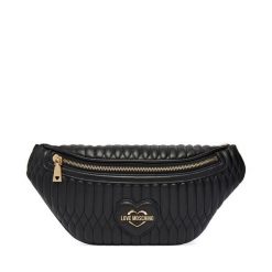 Nerka LOVE MOSCHINO. Czarne nerki i saszetki damskie Love Moschino, bez dodatków. Za 699.99 zł.