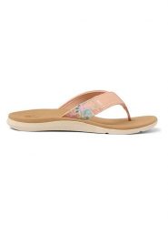 Reef Japonki "Santa Ana" w kolorze pomarańczowo-beżowym rozmiar: 37,5. Brązowe klapki damskie Reef, bez wzorów, z otwartym noskiem, bez obcasa, bez zapięcia. Za 188.40 zł.