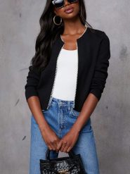 Milan Kiss Kardigan w kolorze czarnym rozmiar: S. Czarne kardigany damskie Milan Kiss, s, bez wzorów. Za 135.49 zł.