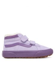 Vans Sneakersy Sk8- Mid Reissue V Insulat VN000V90FRT1 Fioletowy jasny. Fioletowe trampki dziewczęce Vans, bez wzorów, ze skóry, bez zapięcia. Za 319.99 zł.