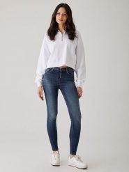 LTB Dżinsy "Amy X" - Skinny fit - w kolorze granatowym rozmiar: W30/L30. Niebieskie jeansy damskie LTB, z podwyższonym stanem. Za 158.99 zł.