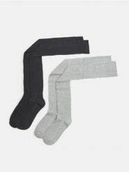 Zakolanówki 2 pack - wielobarwny. Pończochy i pasy Sinsay, bez wzorów. Za 17.99 zł.