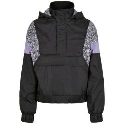 Damska kurtka wodoodporna Urban Classics aop mixed pull. Czarne kurtki damskie Urban Classics, m, bez wzorów, z materiału, bez kaptura. Za 246.00 zł.