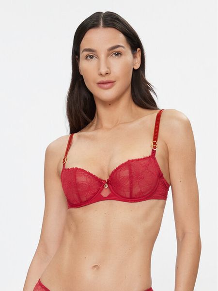 Chantelle Biustonosz z fiszbiną C21U50 Czerwony. Czerwone biustonosze Chantelle, bez wzorów, z syntetyku. Za 279.99 zł.