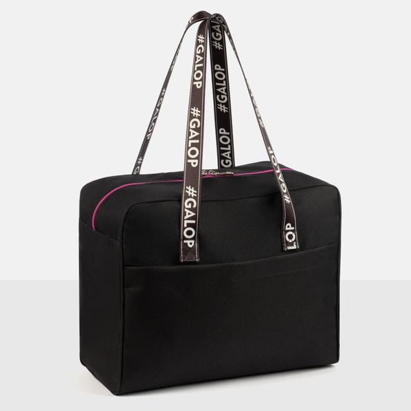 Torba jeździecka Galop Wear Shopper dla koniary. Czarne torby na laptopa GALOP WEAR, bez wzorów, z poliesteru. Za 109.00 zł.