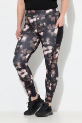 Damskie Legginsy sportowe szybkoschnące kieszenie z recyklingu. Czarne legginsy damskie Ulla Popken, plus size, bez wzorów, z elastanu. Za 191.99 zł.