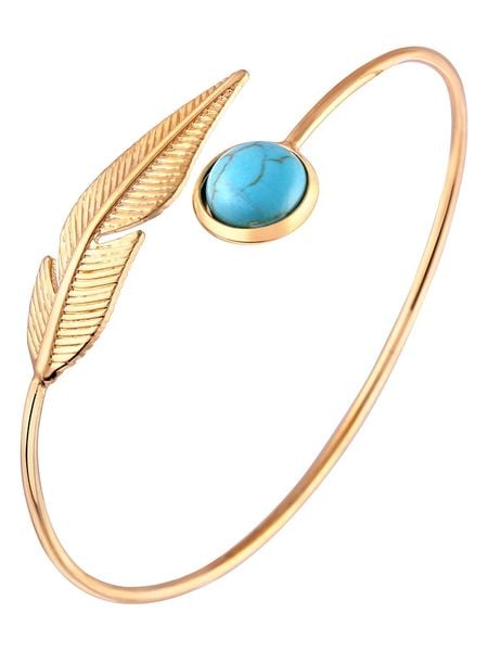 LA CHIQUITA Bransoletka z kamieniem ozdobnym rozmiar: onesize. Niebieskie bransoletki damskie LA CHIQUITA, metalowe. Za 96.14 zł.