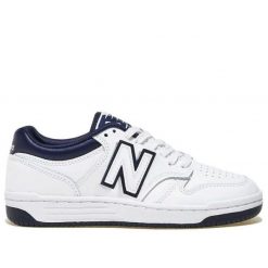 New Balance Sneakersy Unisex Buty Lifestyle - Mtz - Skóra / Tekstyl Dorosłych. Białe obuwie sportowe damskie New Balance, z gumy, bez zapięcia. Za 328.00 zł.