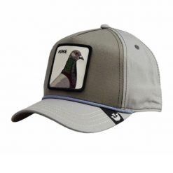 Czapka z daszkiem Goorin Bros. Homie Pigeon Grey 101-1135. Szare czapki z daszkiem damskie Goorin Bros, bez wzorów. Za 189.00 zł.