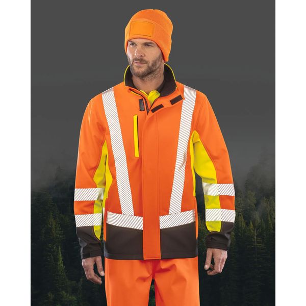 Kurtka robocza 3-warstwowa softshell Result. Brązowe kurtki damskie RESULT, xl, bez wzorów, z softshellu, bez kaptura. Za 262.50 zł.