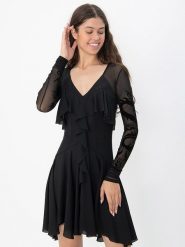Diesel Clothes Sukienka w kolorze czarnym rozmiar: XS. Czarne sukienki damskie Diesel Clothes, bez wzorów, bez ramiączek. Za 472.45 zł.