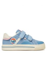 Primigi Tenisówki 7949411 Błękitny. Niebieskie buty sportowe dziewczęce Primigi, bez wzorów, z materiału, bez zapięcia. Za 199.99 zł.