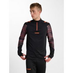 Bluza dresowa 1/2 zip Hummel Blaze Pro. Brązowe bluzy damskie Hummel, na zimę, bez wzorów, z dresówki, bez kaptura. W wyprzedaży za 177.00 zł.