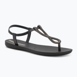Sandały damskie Ipanema Class Twist. Czarne sandały damskie Ipanema, bez wzorów, z gumy, bez obcasa, bez zapięcia. Za 129.00 zł.