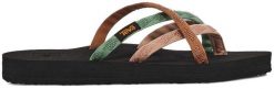 Teva Olawahu klapki damskie 38. Czerwone klapki damskie Teva, bez wzorów, z materiału, bez obcasa, bez zapięcia. Za 291.99 zł.