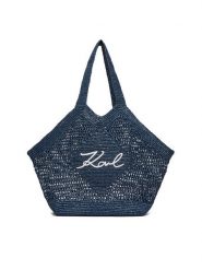 KARL LAGERFELD Torebka B2W46068 Granatowy. Niebieskie torebki klasyczne damskie KARL LAGERFELD, z materiału, bez dodatków. Za 849.99 zł.