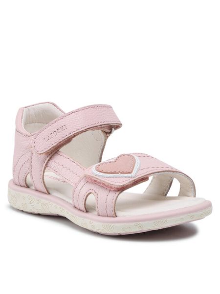 Lasocki Kids Sandały CI12-2850-01 Różowy. Czerwone sandały dziewczęce Lasocki Kids, ze skóry, bez obcasa, bez zapięcia. Za 139.99 zł.