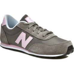 Sneakersy NEW BALANCE - KL410DPY Szary. Szare buty sportowe dziewczęce New Balance, z materiału, na sznurówki. W wyprzedaży za 199.00 zł.
