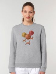 WOOOP Bluza w kolorze szarym rozmiar: XS. Szare bluzy damskie Wooop, xs, bez wzorów, bez kaptura. Za 108.99 zł.