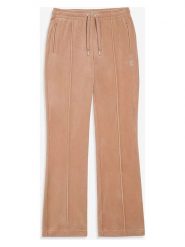 Juicy Couture Spodnie dresowe w kolorze beżowym rozmiar: XL. Brązowe spodnie dresowe damskie Juicy Couture, xl, bez wzorów, z dresówki. Za 173.99 zł.