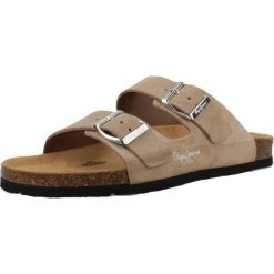 Sandały PEPE JEANS OBAN SUEDE W Jasnobrązowy. Brązowe sandały damskie Pepe Jeans, bez wzorów, z jeansu, bez obcasa, bez zapięcia. Za 224.99 zł.