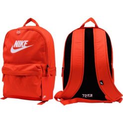 Plecak Nike Heritage 2.0 pomarańczowy BA5879 891. Brązowe plecaki Nike, bez wzorów. Za 110.99 zł.