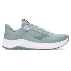 Buty treningowe damskie Under Armour Aurora 3 serpentine/white/salt purple. Zielone obuwie sportowe damskie Under Armour, bez zapięcia, na fitness i siłownię. Za 210.45 zł.