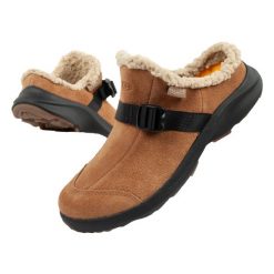 Kapcie z kożuszkiem damskie Keen laczki Hood Clog. Brązowe kapcie damskie Keen, ze skóry. Za 239.00 zł.