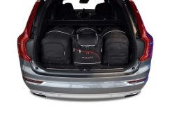 Torby Do Bagażnika Volvo Xc90 Excellence 2014+ 4Szt Kjust. Czarne torby podróżne KJUST, bez wzorów, z kauczuku. Za 1,250.00 zł.