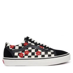 Tenisówki Vans. Czarne trampki damskie Vans, bez wzorów, bez zapięcia. Za 399.99 zł.