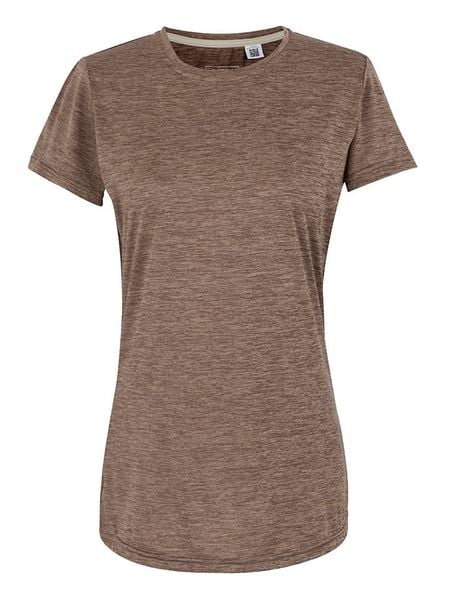 Regatta Koszulka funkcyjna "Fingal Edition" w kolorze jasnobrązowym rozmiar: 52. Brązowe koszulki damskie Regatta, bez wzorów, z materiału, bez kołnierzyka, bez ramiączek. Za 37.12 zł.