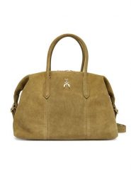 Patrizia Pepe Torebka 2B0145/L152-G626 Zielony. Zielone torebki klasyczne damskie Patrizia Pepe, ze skóry, bez dodatków. Za 1,579.00 zł.