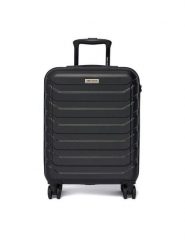 GINO ROSSI Walizka kabinowa C-GIN-S-001-05-BLACK Czarny. Czarne walizki Gino Rossi, bez wzorów, z tworzywa sztucznego. Za 259.99 zł.