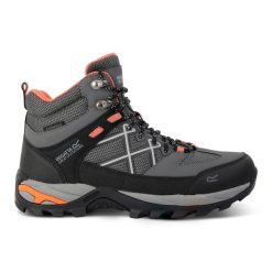 Buty trekkingowe damskie Samaris III. Czerwone obuwie trekkingowe damskie Regatta, bez zapięcia. W wyprzedaży za 349.99 zł.