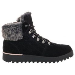 Skechers Damskie Buty Trekkingowe Bobs Mountain Kiss Czarne Zamsz 38. Czarne obuwie trekkingowe damskie Skechers, z zamszu, bez zapięcia. Za 314.99 zł.